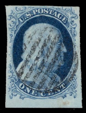 Prices of US Stamps Scott 7: 1851 1c Franklin. Daniel Kelleher Auctions, May 2015, Sale 669, Lot 2367