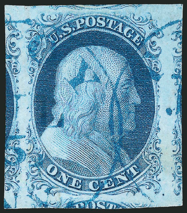 Price of US Stamp Scott 7: 1851 1c Franklin. Robert Siegel Auction Galleries, Nov 2012, Sale 1034, Lot 17