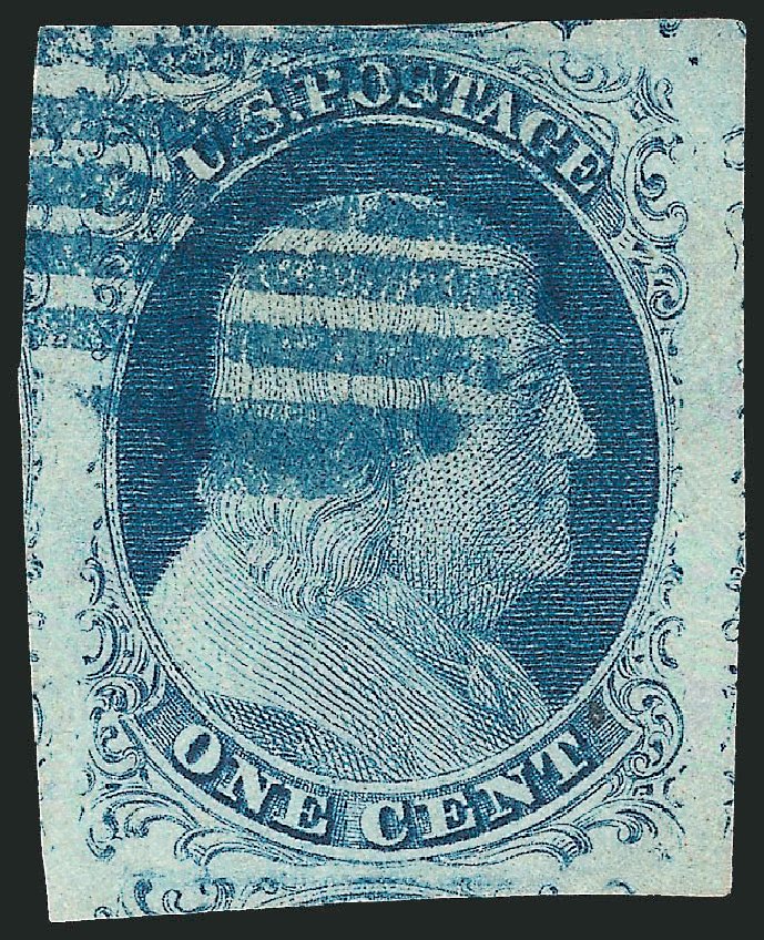 Costs of US Stamp Scott Catalogue #7: 1851 1c Franklin. Robert Siegel Auction Galleries, Jun 2009, Sale 975, Lot 1107