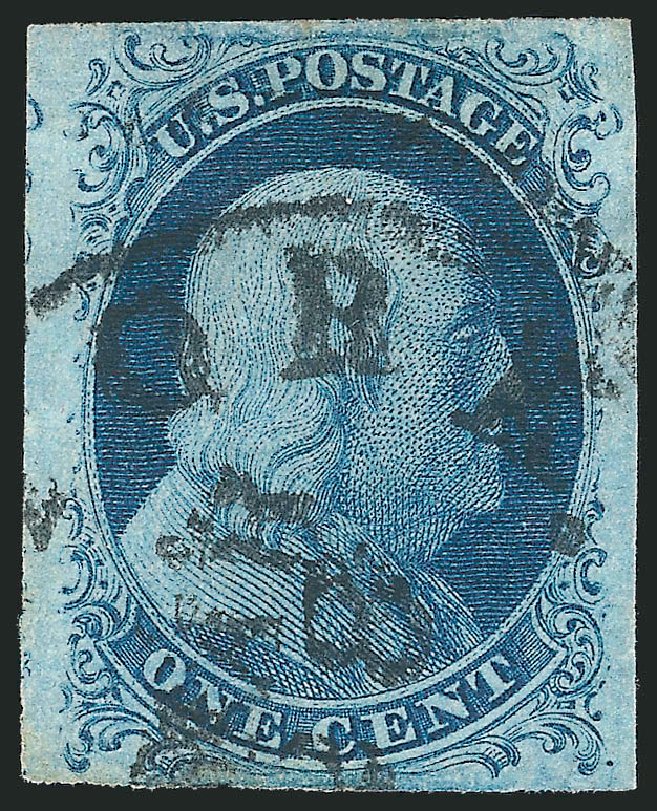 Values of US Stamps Scott Cat. #7: 1c 1851 Franklin. Robert Siegel Auction Galleries, Sep 2010, Sale 994, Lot 1027
