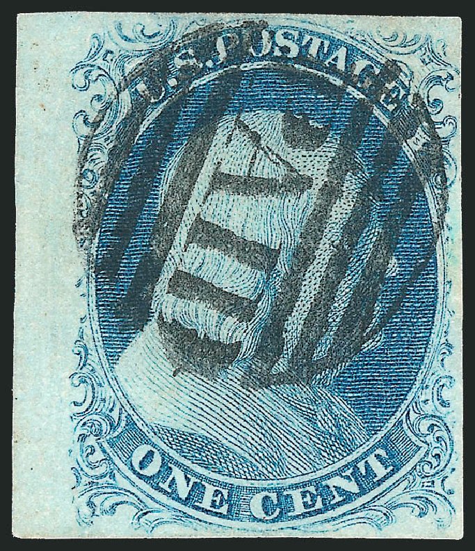 Price of US Stamp Scott Catalogue 7: 1851 1c Franklin. Robert Siegel Auction Galleries, Sep 2010, Sale 994, Lot 667