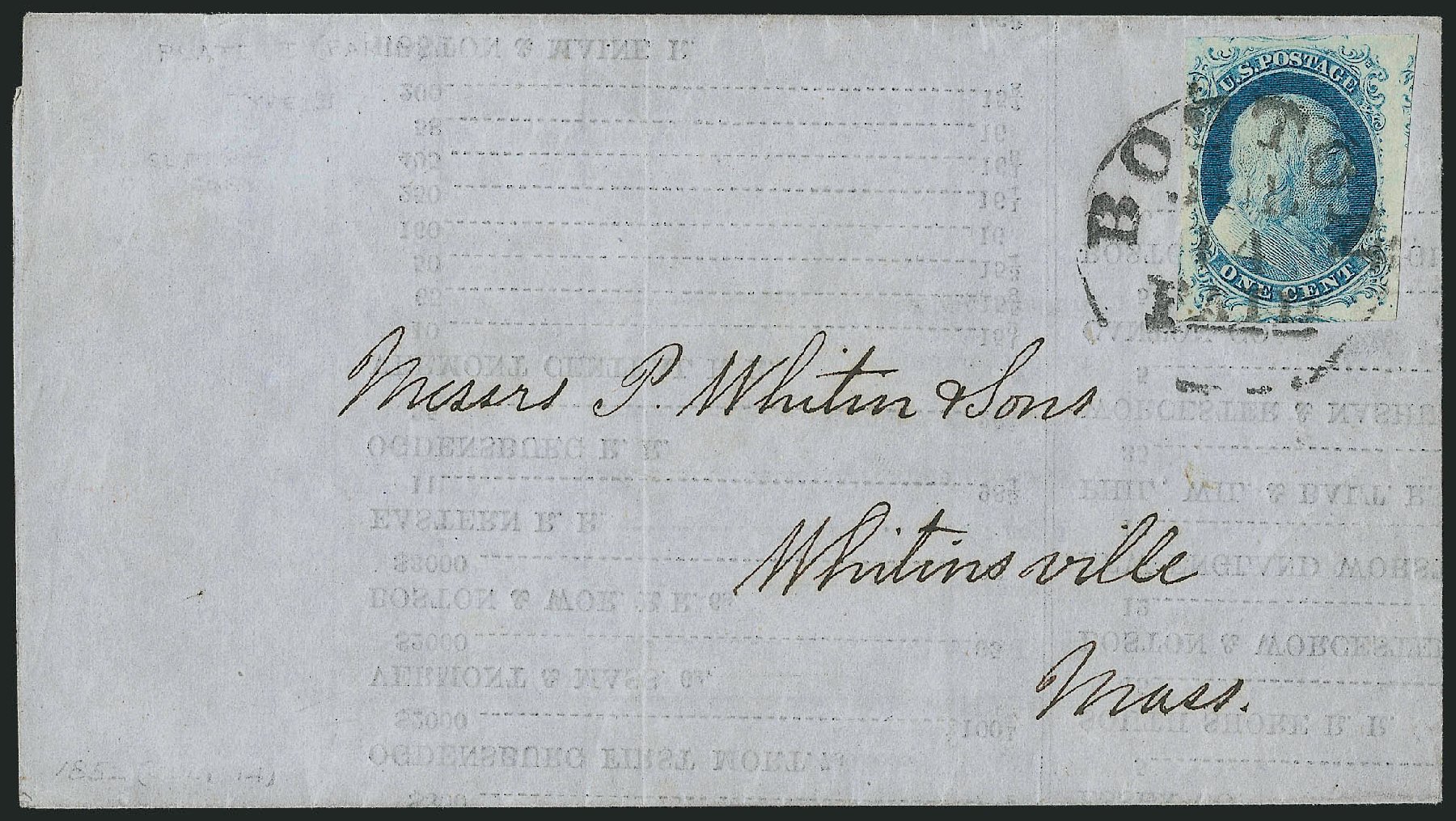 US Stamps Prices Scott # 7: 1c 1851 Franklin. Robert Siegel Auction Galleries, Dec 2010, Sale 998, Lot 47