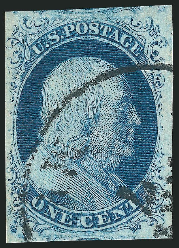 Prices of US Stamp Scott Cat. 7: 1c 1851 Franklin. Robert Siegel Auction Galleries, Sep 2010, Sale 994, Lot 1028