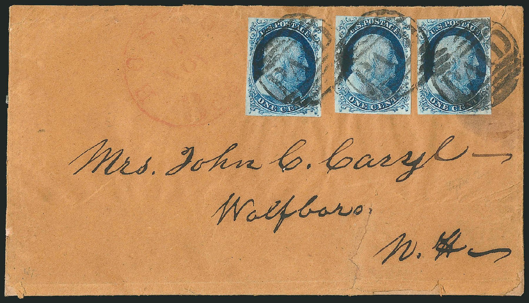 Costs of US Stamp Scott Cat. #7 - 1851 1c Franklin. Robert Siegel Auction Galleries, Sep 2010, Sale 994, Lot 718