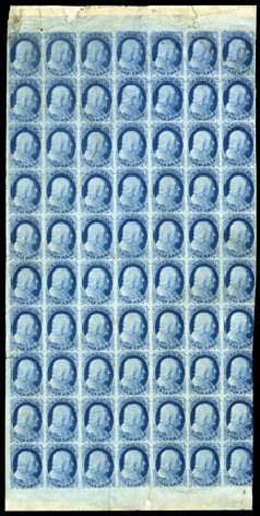 US Stamps Price Scott 7: 1851 1c Franklin. Matthew Bennett International, Feb 2012, Sale 340, Lot 59