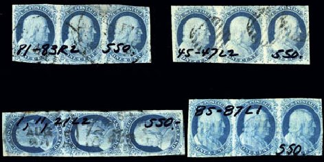 US Stamps Prices Scott # 7: 1851 1c Franklin. Harmer-Schau Auction Galleries, Feb 2010, Sale 84, Lot 1249