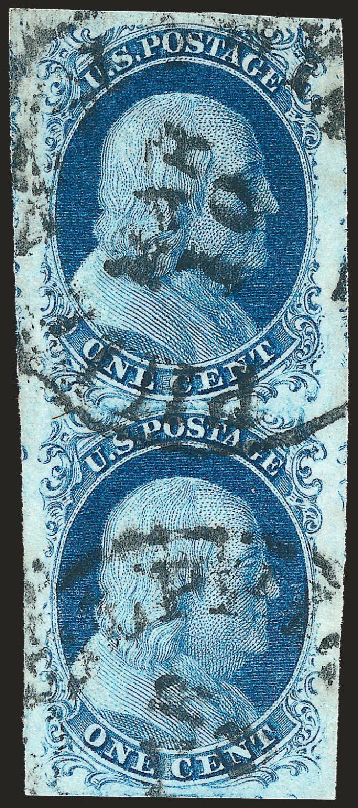 Price of US Stamp Scott #7 - 1c 1851 Franklin. Robert Siegel Auction Galleries, Oct 2008, Sale 963, Lot 149