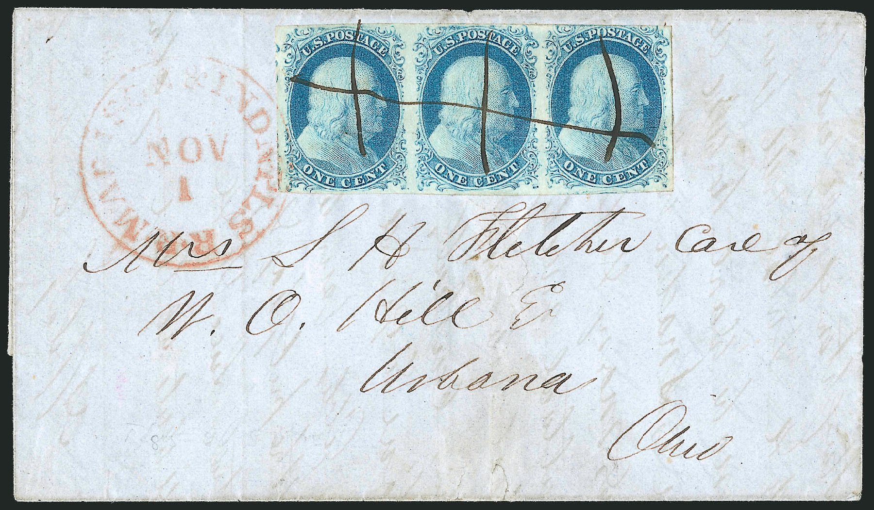Price of US Stamp Scott Cat. #7: 1c 1851 Franklin. Robert Siegel Auction Galleries, Sep 2010, Sale 994, Lot 719