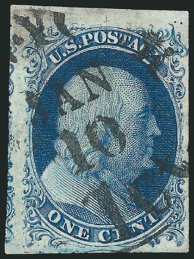 Value of US Stamp Scott Cat. #7 - 1c 1851 Franklin. Robert Siegel Auction Galleries, Sep 2010, Sale 994, Lot 759