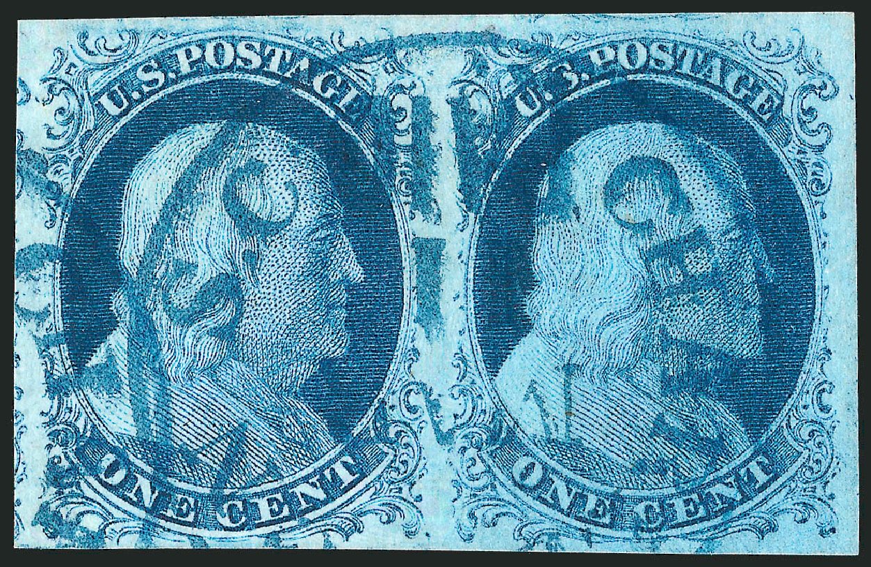 Costs of US Stamp Scott Catalog 7: 1851 1c Franklin. Robert Siegel Auction Galleries, Dec 2010, Sale 998, Lot 29