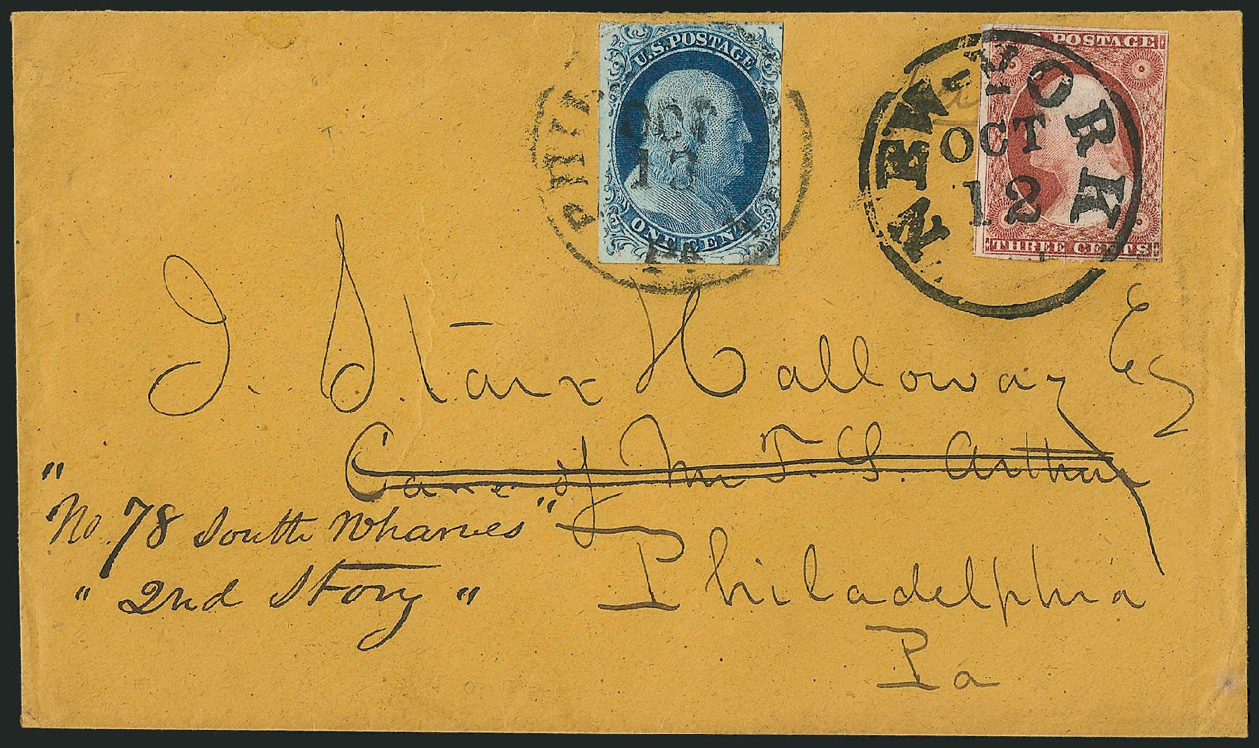 Prices of US Stamp Scott Cat. # 7: 1c 1851 Franklin. Robert Siegel Auction Galleries, Dec 2010, Sale 998, Lot 379