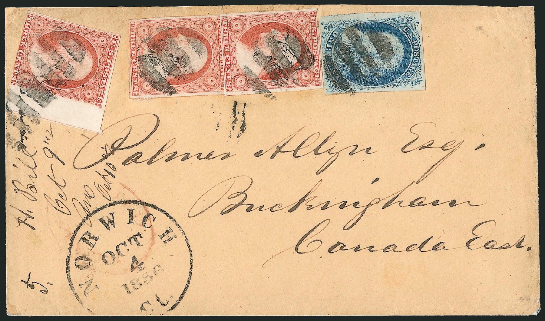 US Stamp Price Scott #7: 1c 1851 Franklin. Robert Siegel Auction Galleries, Dec 2010, Sale 998, Lot 389