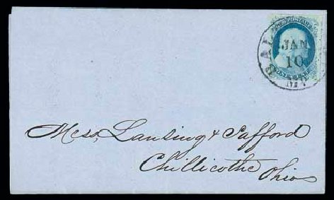 US Stamps Prices Scott Catalogue #7: 1c 1851 Franklin. Matthew Bennett International, Dec 2007, Sale 323, Lot 30