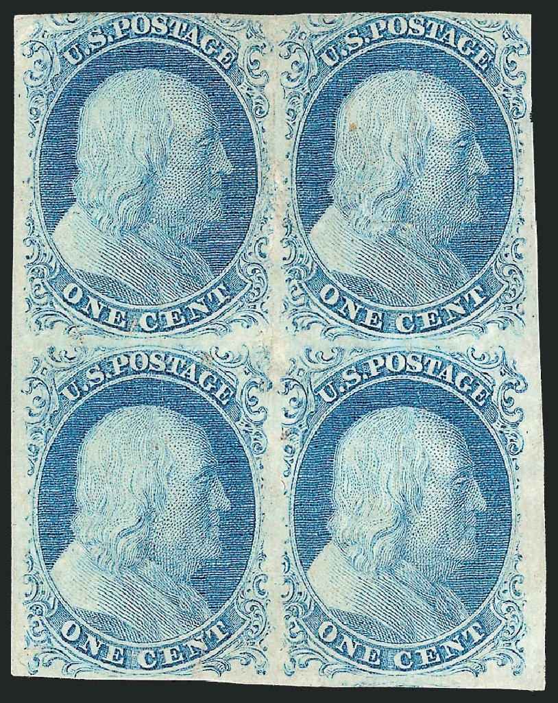 Cost of US Stamp Scott # 7: 1851 1c Franklin. Robert Siegel Auction Galleries, Sep 2010, Sale 994, Lot 630