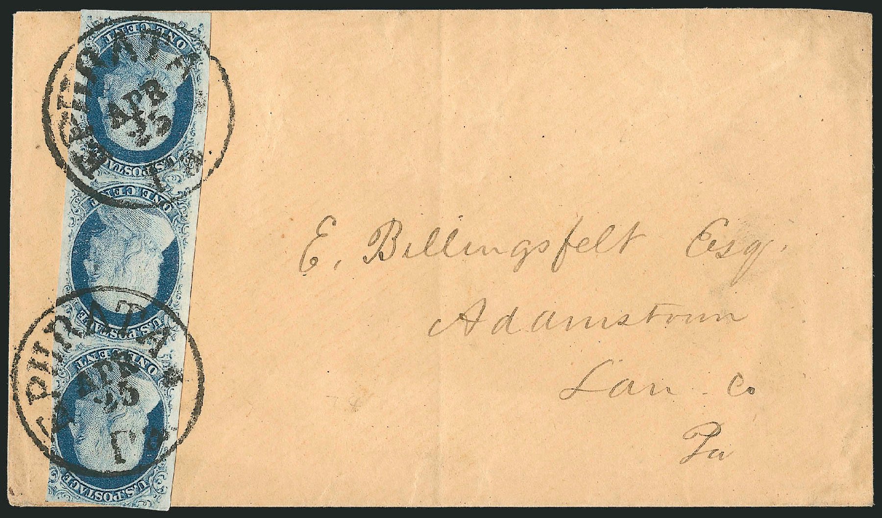 US Stamps Value Scott Cat. #7: 1c 1851 Franklin. Robert Siegel Auction Galleries, Sep 2010, Sale 994, Lot 970
