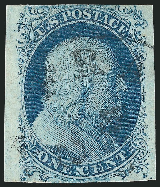 Costs of US Stamp Scott Catalog #7: 1851 1c Franklin. Robert Siegel Auction Galleries, Sep 2010, Sale 994, Lot 1001