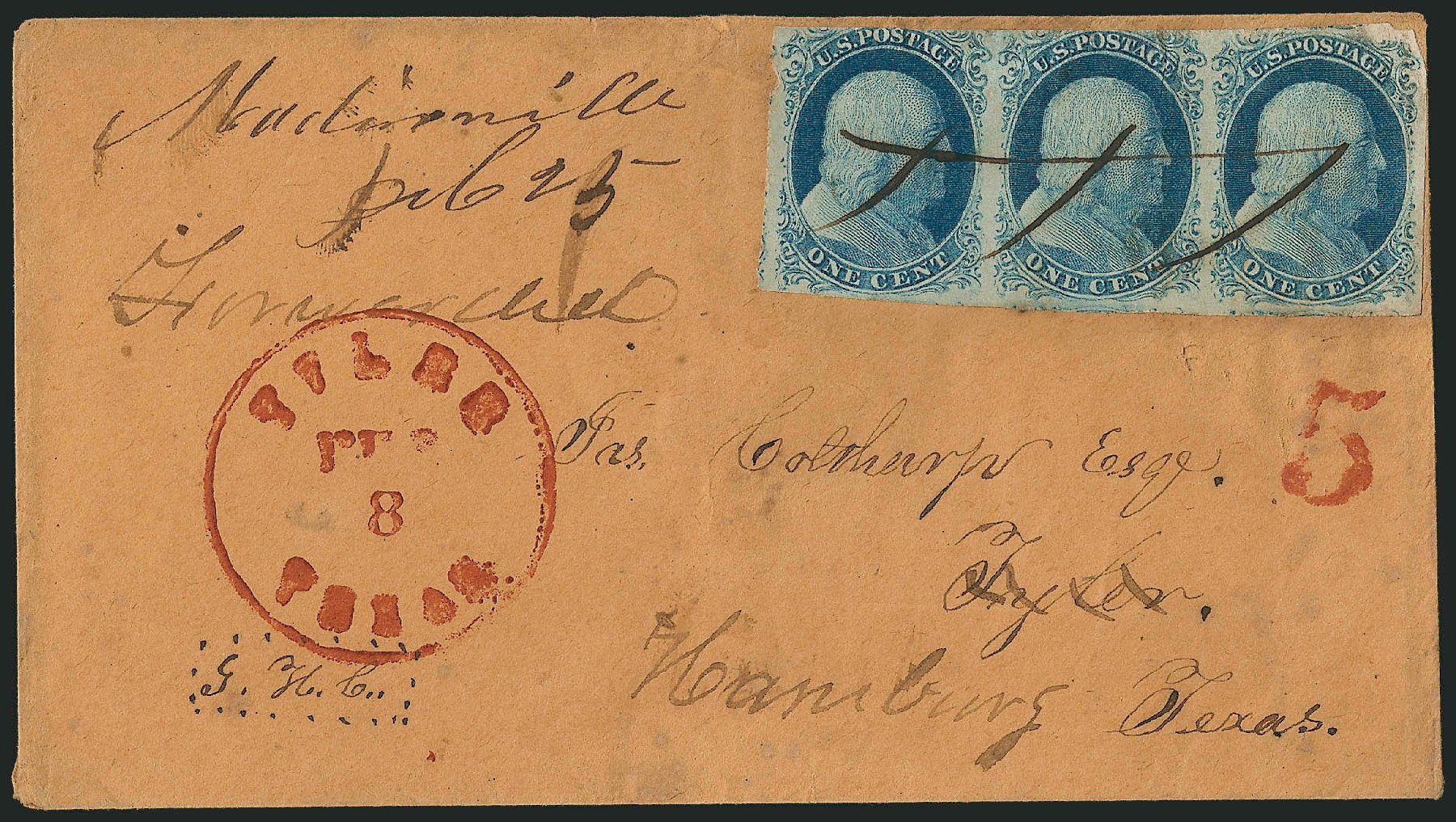 Costs of US Stamp Scott Cat. # 7: 1c 1851 Franklin. Robert Siegel Auction Galleries, Sep 2010, Sale 994, Lot 721