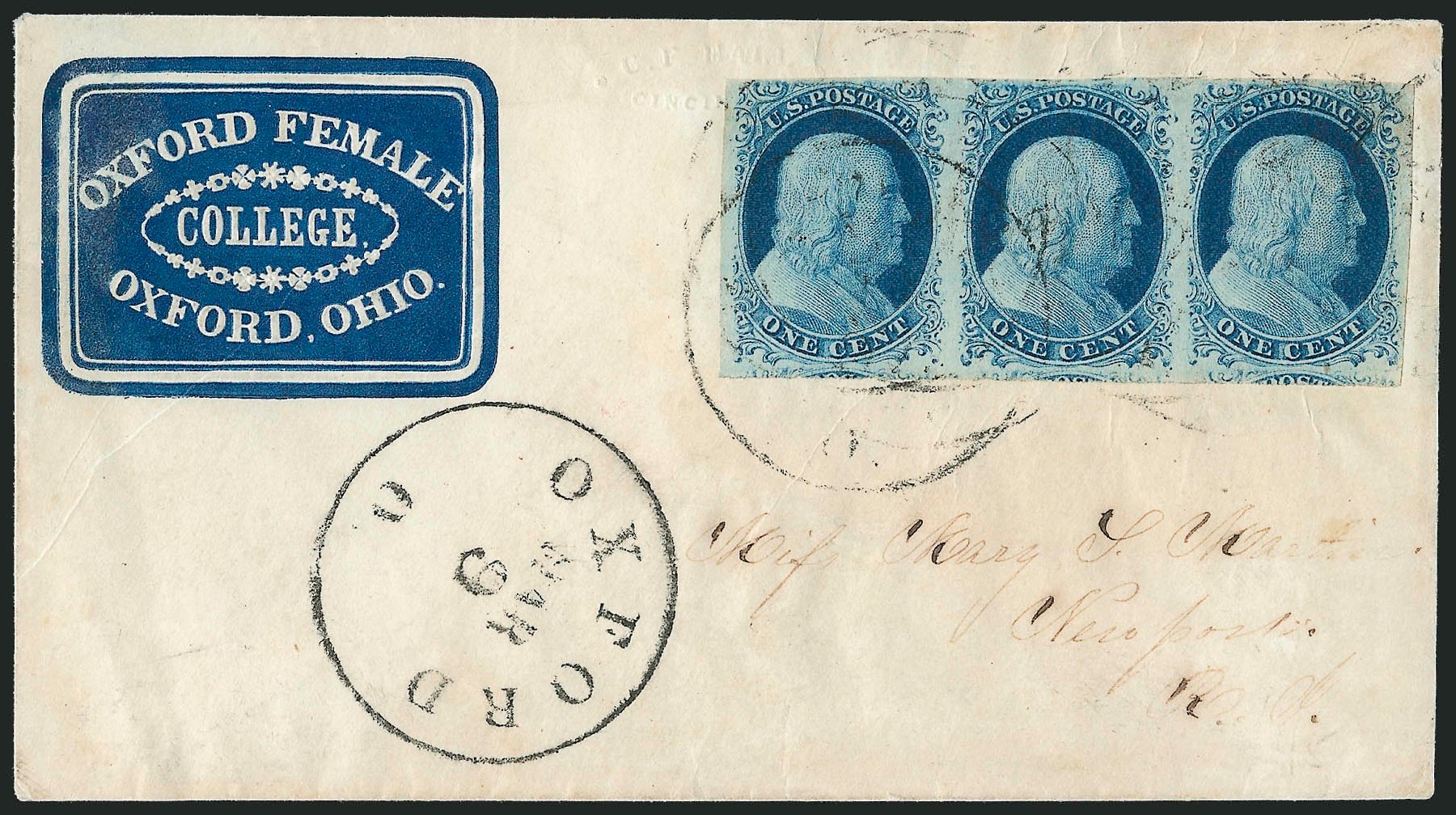 Costs of US Stamps Scott Catalog # 7: 1c 1851 Franklin. Robert Siegel Auction Galleries, Dec 2010, Sale 998, Lot 381