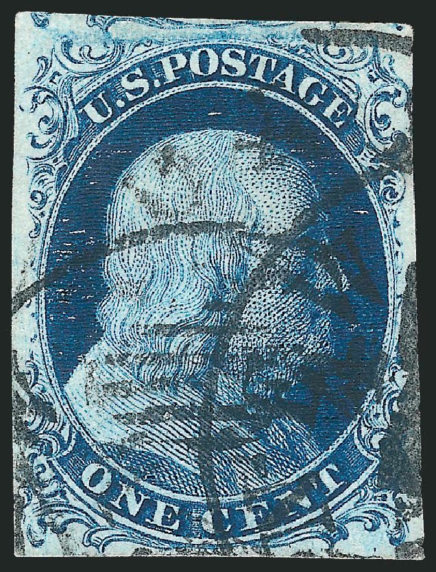 Costs of US Stamps Scott 7: 1c 1851 Franklin. Robert Siegel Auction Galleries, Dec 2010, Sale 998, Lot 411