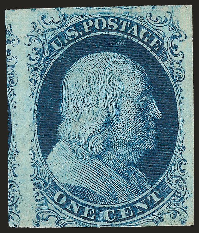 US Stamp Price Scott #7: 1851 1c Franklin. Robert Siegel Auction Galleries, Dec 2008, Sale 967, Lot 4084