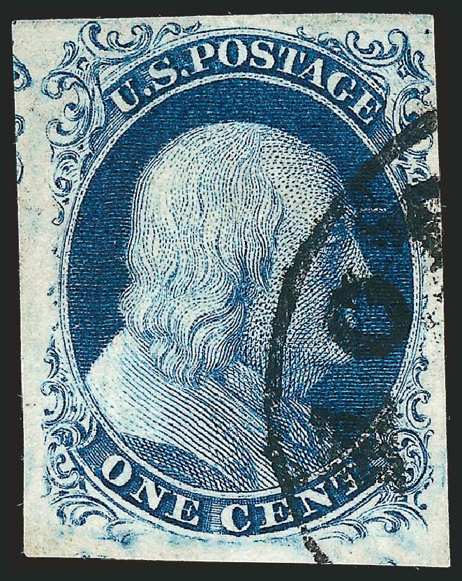 Costs of US Stamp Scott Cat. # 7: 1851 1c Franklin. Robert Siegel Auction Galleries, Dec 2009, Sale 982, Lot 5034