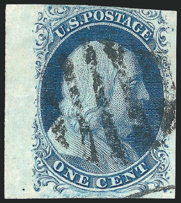 Value of US Stamps Scott Catalog # 7: 1c 1851 Franklin. Robert Siegel Auction Galleries, Sep 2010, Sale 994, Lot 1004