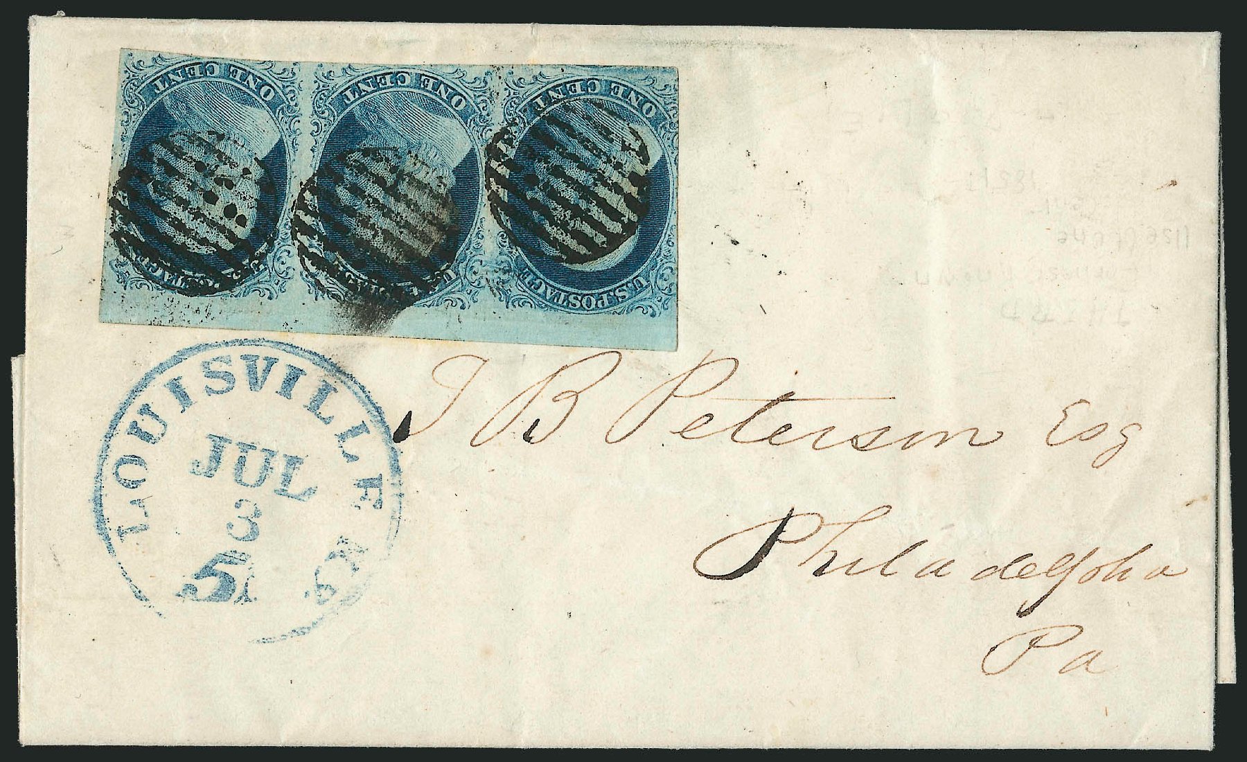 Cost of US Stamps Scott Catalog # 7: 1851 1c Franklin. Robert Siegel Auction Galleries, Sep 2010, Sale 994, Lot 634