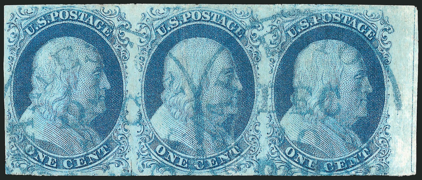 US Stamp Prices Scott 7 - 1851 1c Franklin. Robert Siegel Auction Galleries, Sep 2010, Sale 994, Lot 664