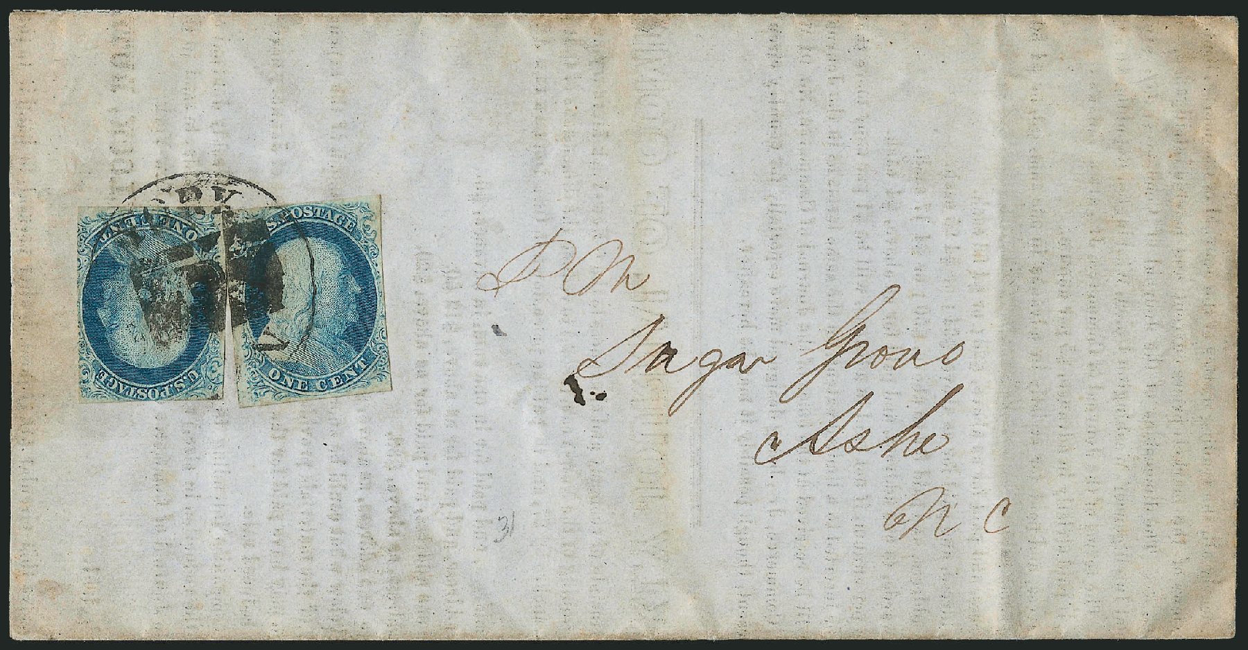 Cost of US Stamp Scott 7: 1851 1c Franklin. Robert Siegel Auction Galleries, Sep 2010, Sale 994, Lot 704