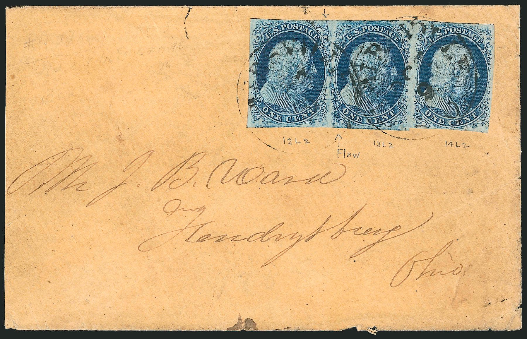 Price of US Stamps Scott Cat. 7: 1851 1c Franklin. Robert Siegel Auction Galleries, Sep 2010, Sale 994, Lot 924