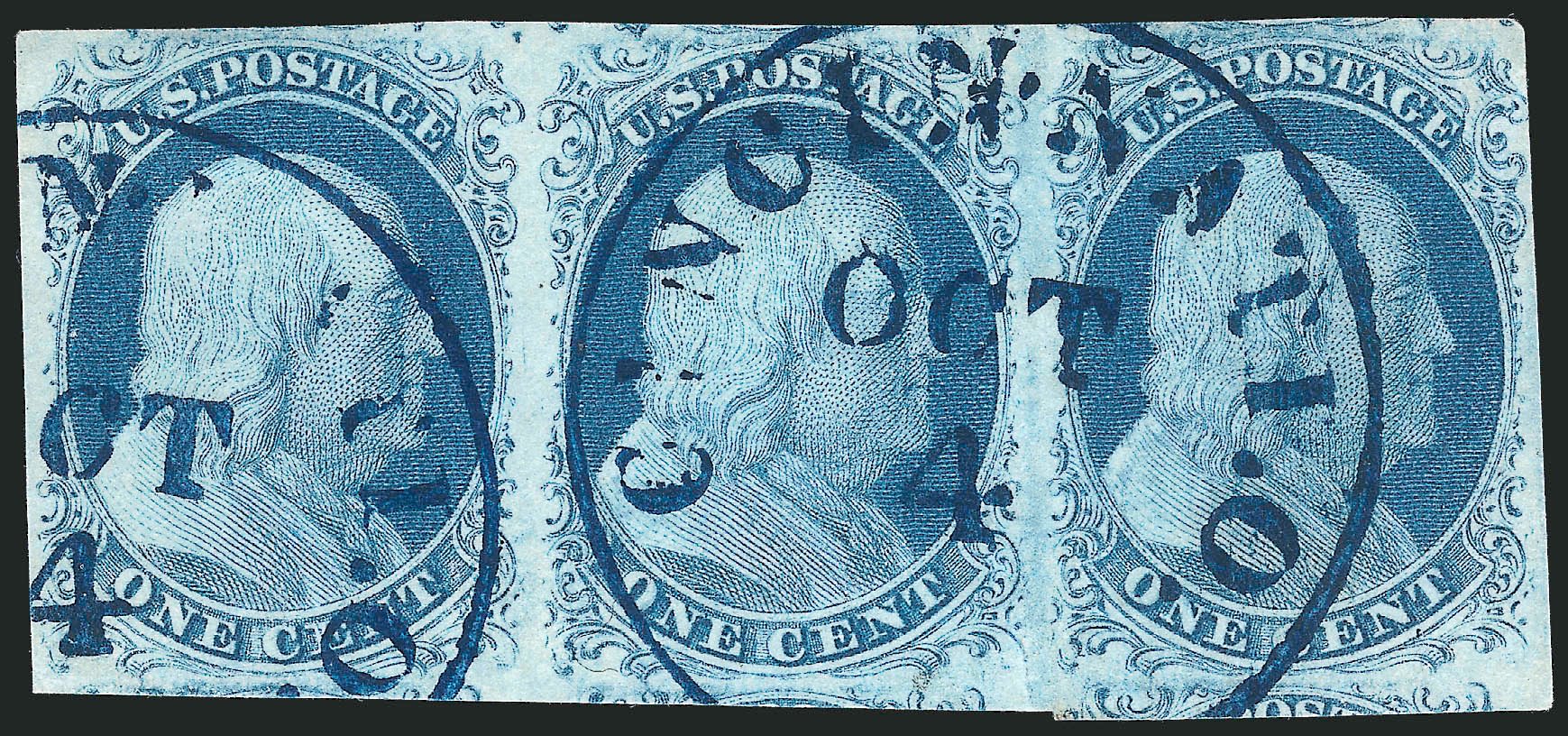 Cost of US Stamp Scott Cat. #7: 1851 1c Franklin. Robert Siegel Auction Galleries, Dec 2010, Sale 998, Lot 364