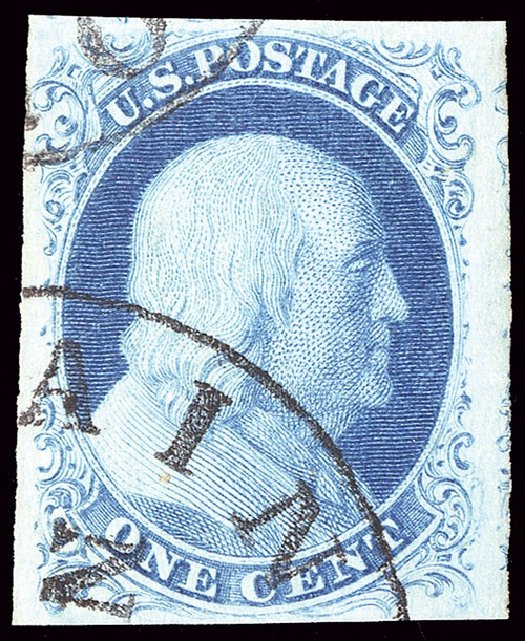 US Stamp Prices Scott # 7: 1c 1851 Franklin. Spink Shreves Galleries, Jan 2014, Sale 146, Lot 144