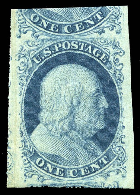 Prices of US Stamp Scott Catalogue # 7: 1851 1c Franklin. Matthew Bennett International, May 2014, Sale 350, Lot 15