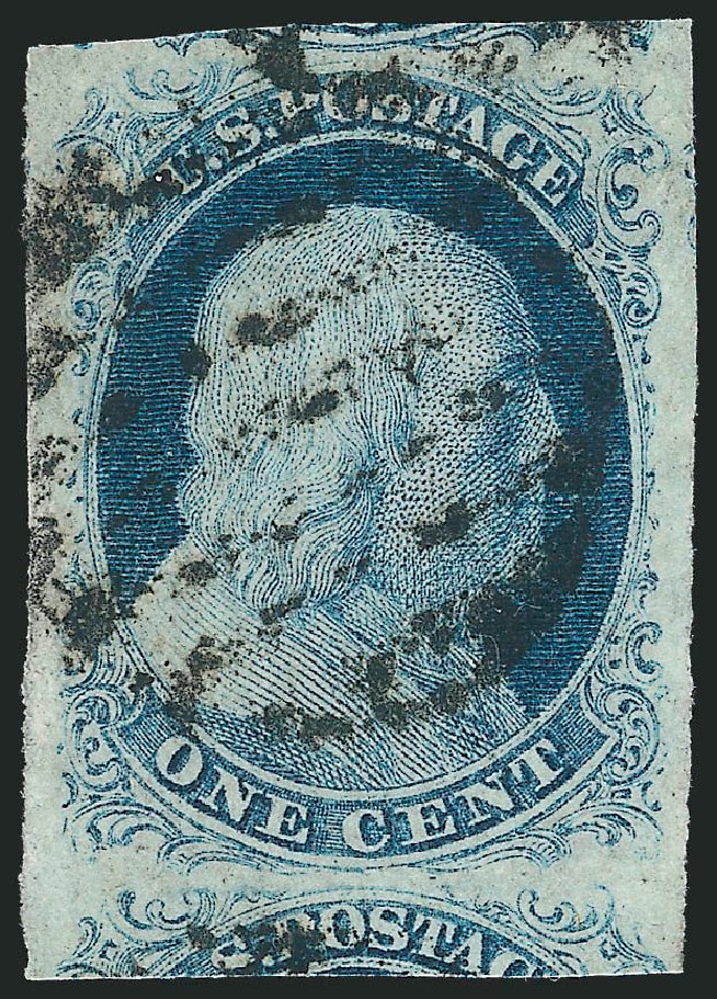 Cost of US Stamp Scott 7 - 1c 1851 Franklin. Robert Siegel Auction Galleries, Jun 2011, Sale 1011, Lot 395