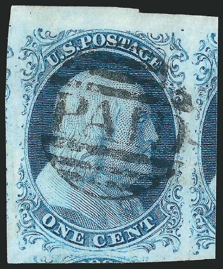 Prices of US Stamp Scott Cat. 7 - 1c 1851 Franklin. Robert Siegel Auction Galleries, Jul 2013, Sale 1050, Lot 75