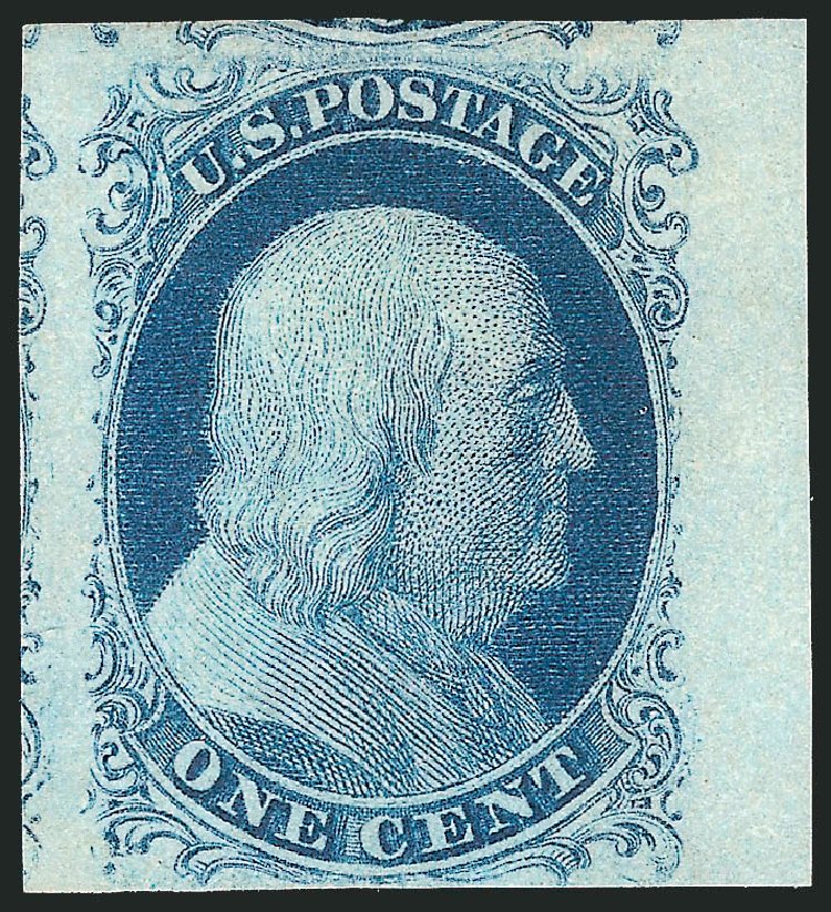 Costs of US Stamps Scott Catalog # 7: 1851 1c Franklin. Robert Siegel Auction Galleries, Sep 2014, Sale 1078, Lot 75