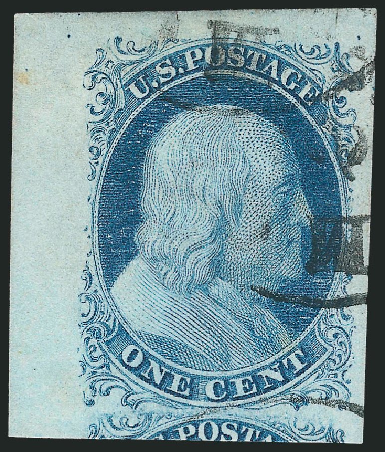 US Stamps Prices Scott Catalog 7 - 1851 1c Franklin. Robert Siegel Auction Galleries, Sep 2010, Sale 994, Lot 915