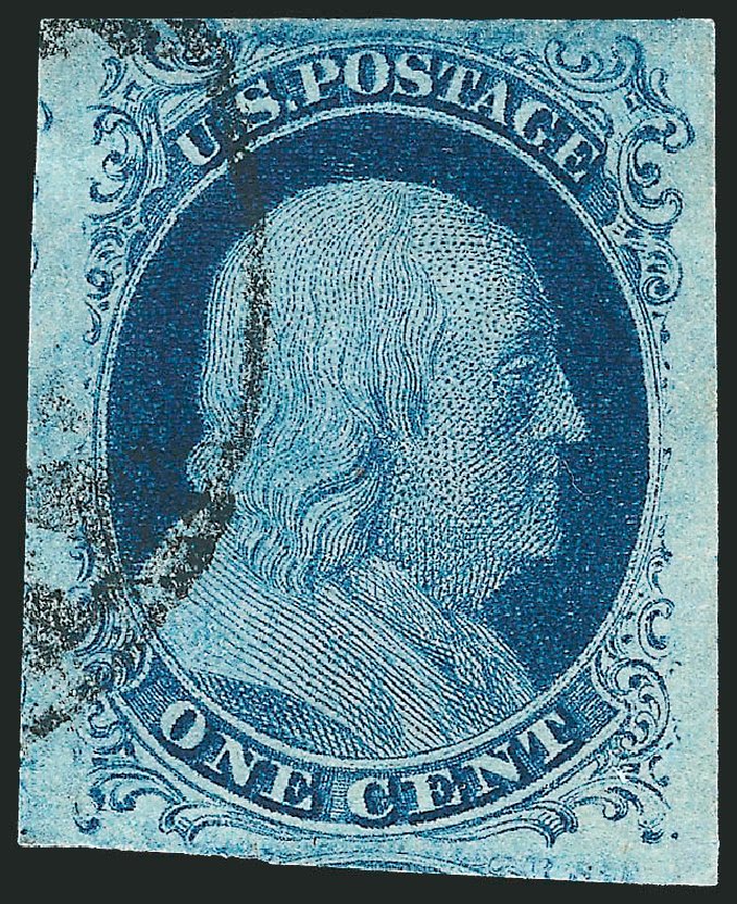 Price of US Stamp Scott #7: 1c 1851 Franklin. Robert Siegel Auction Galleries, Sep 2010, Sale 994, Lot 945