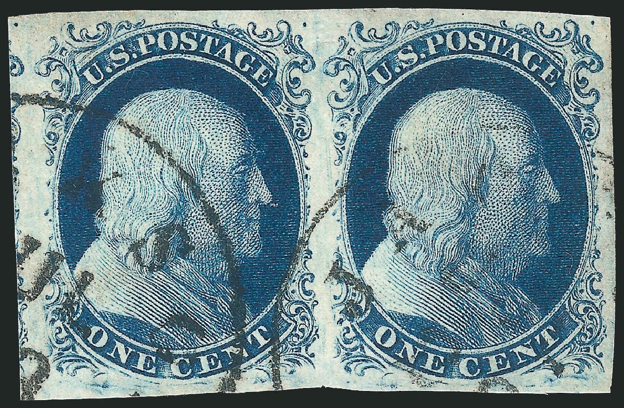 Value of US Stamp Scott Cat. #7 - 1851 1c Franklin. Robert Siegel Auction Galleries, Jun 2012, Sale 1025, Lot 72