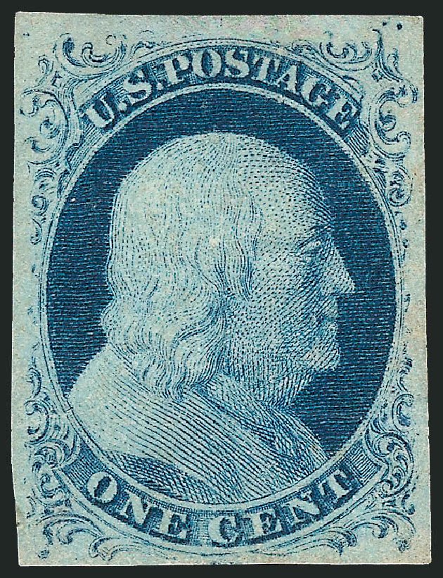 Prices of US Stamp Scott 7: 1851 1c Franklin. Robert Siegel Auction Galleries, Apr 2010, Sale 984, Lot 52
