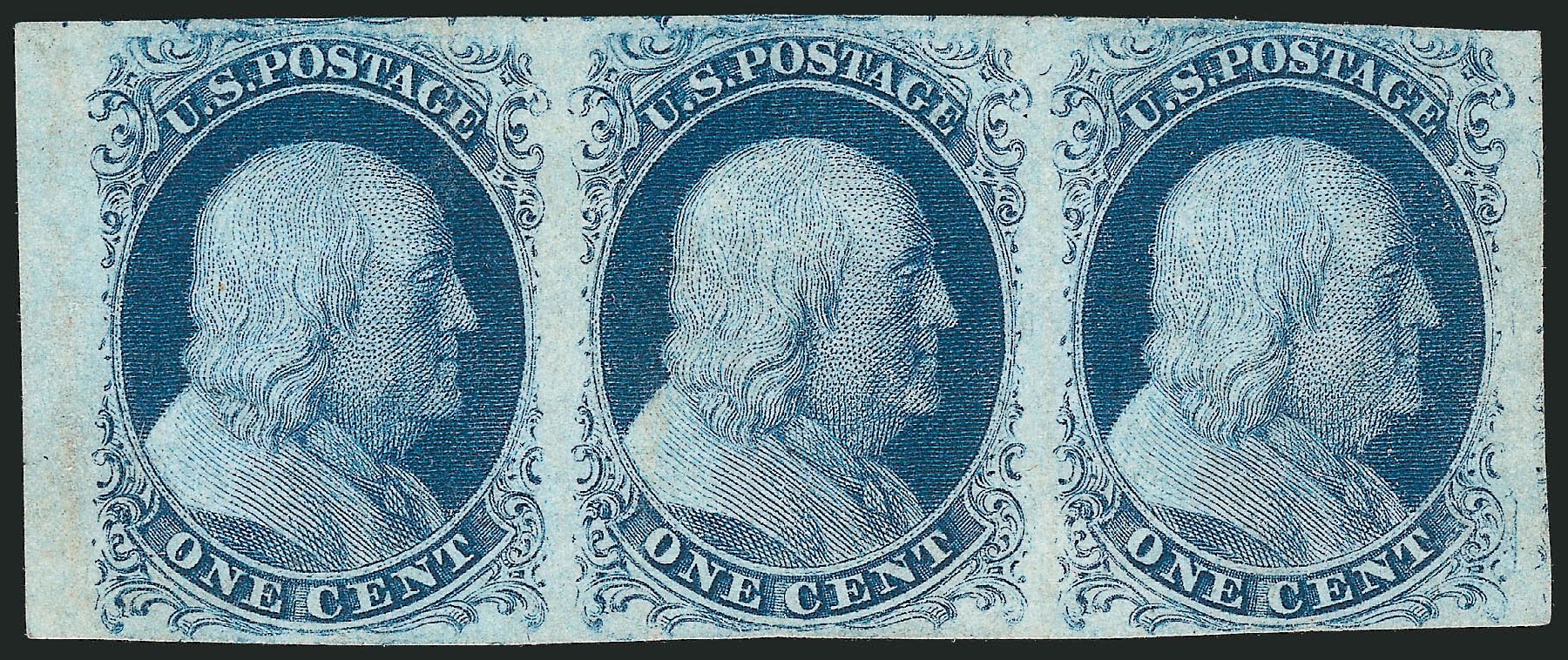 Costs of US Stamp Scott Catalog 7: 1851 1c Franklin. Robert Siegel Auction Galleries, Oct 2010, Sale 997, Lot 5122