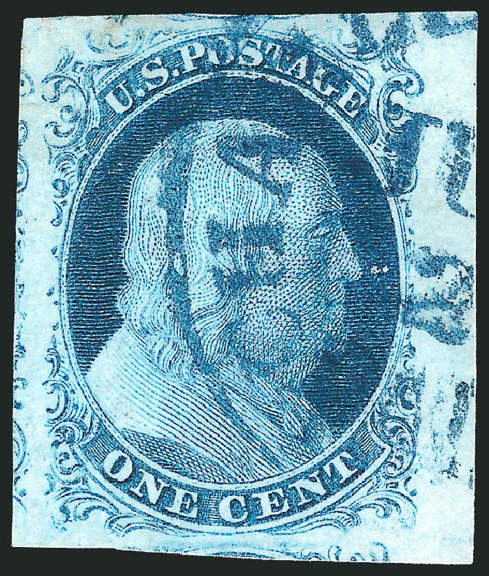 Cost of US Stamp Scott #7: 1851 1c Franklin. Robert Siegel Auction Galleries, Dec 2010, Sale 998, Lot 12