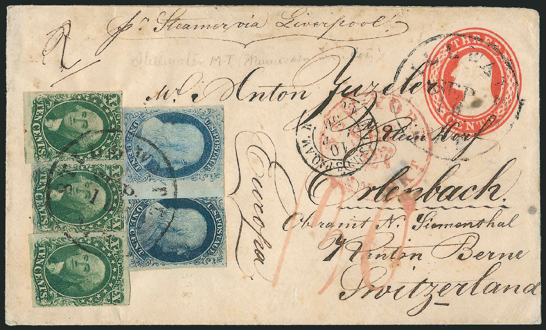 Costs of US Stamps Scott Cat. #7: 1c 1851 Franklin. Robert Siegel Auction Galleries, Sep 2010, Sale 994, Lot 723