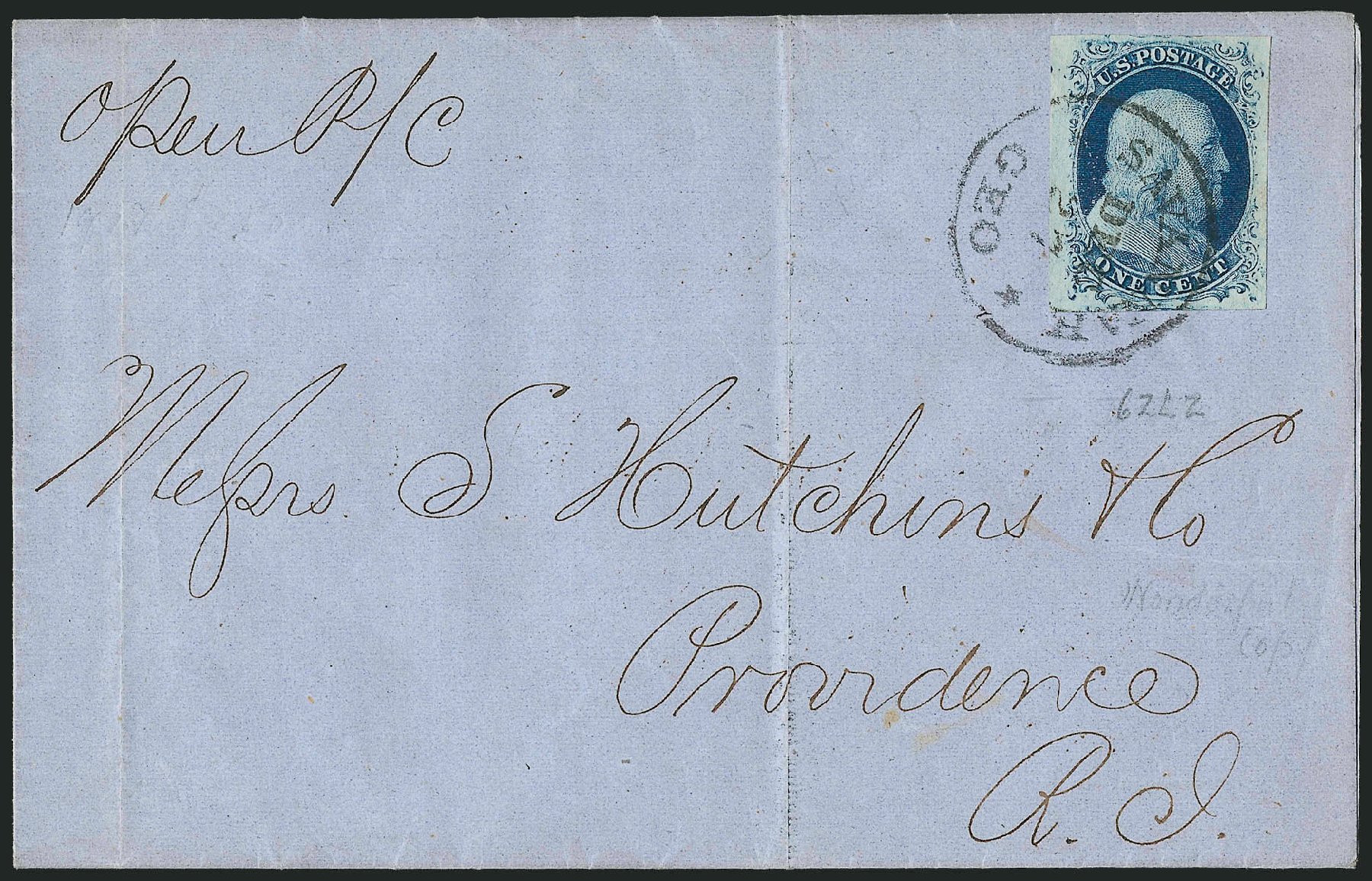 Price of US Stamps Scott Cat. # 7 - 1c 1851 Franklin. Robert Siegel Auction Galleries, Sep 2010, Sale 994, Lot 963