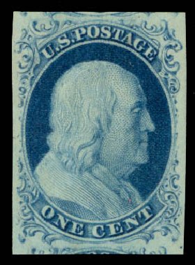 Price of US Stamp Scott Catalogue # 7 - 1c 1851 Franklin. Daniel Kelleher Auctions, Jan 2015, Sale 663, Lot 1216