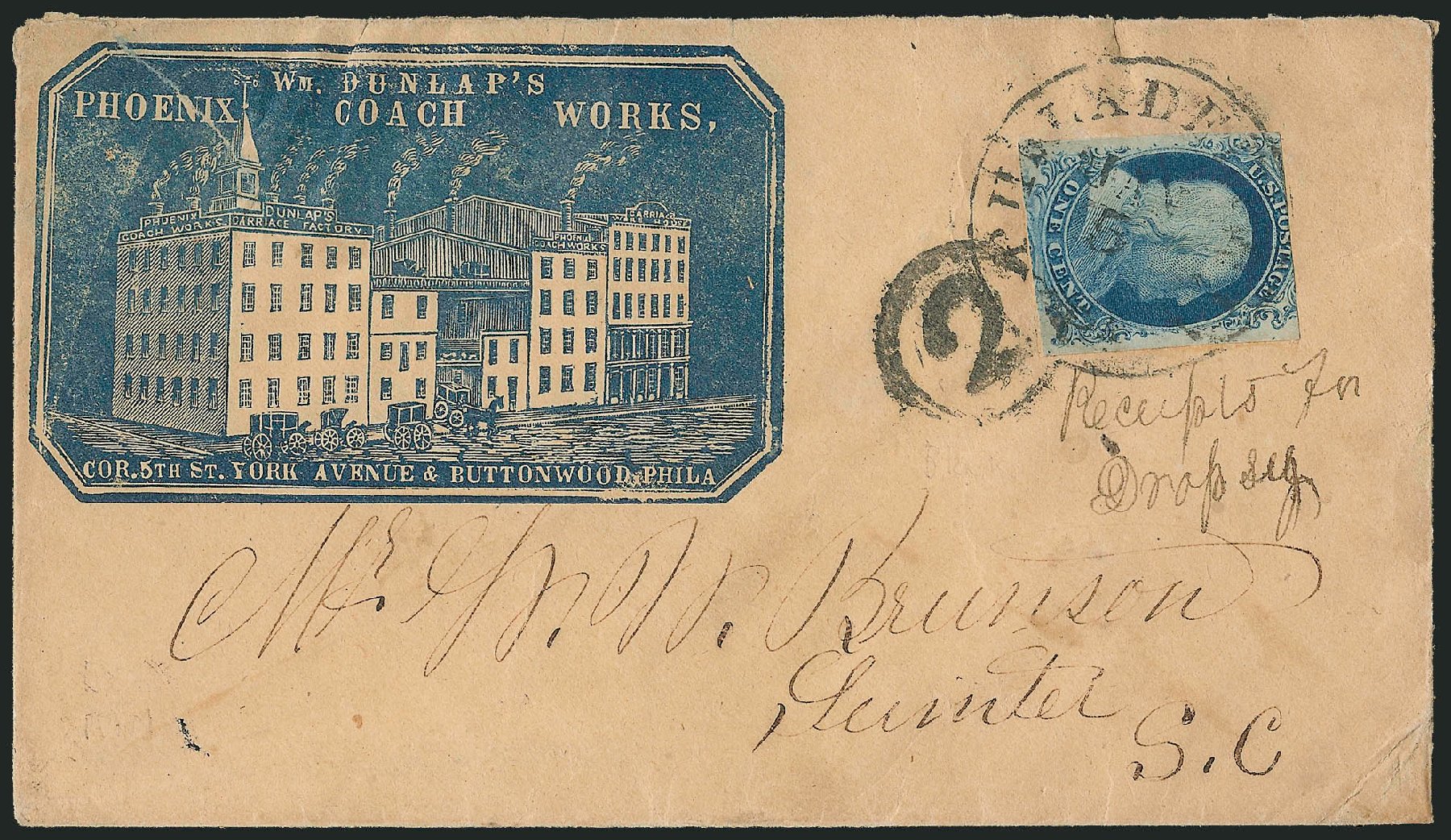 US Stamp Price Scott Catalogue # 7: 1c 1851 Franklin. Robert Siegel Auction Galleries, Sep 2010, Sale 994, Lot 966