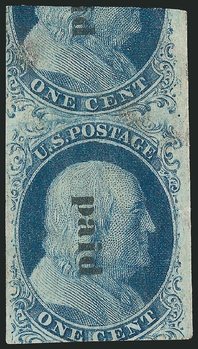 Values of US Stamps Scott # 7: 1c 1851 Franklin. Robert Siegel Auction Galleries, Oct 2010, Sale 997, Lot 5126