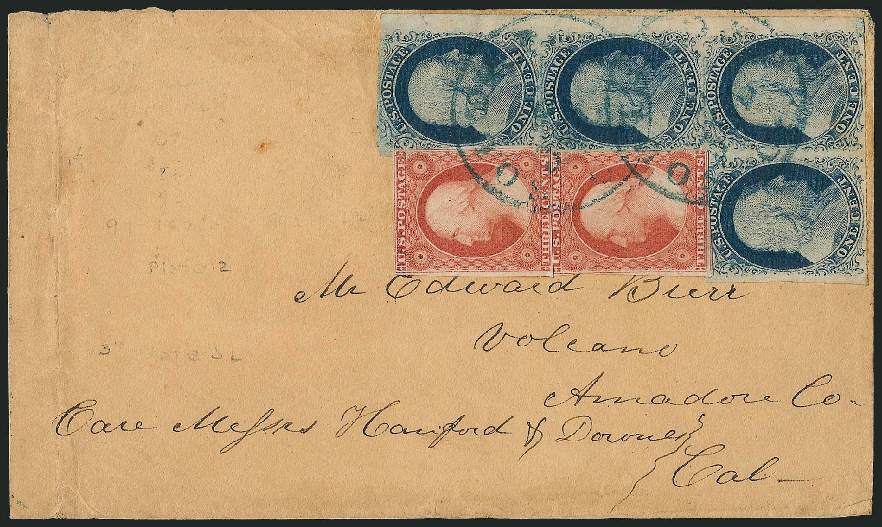 US Stamps Prices Scott Catalogue # 7: 1851 1c Franklin. Robert Siegel Auction Galleries, Dec 2010, Sale 998, Lot 386