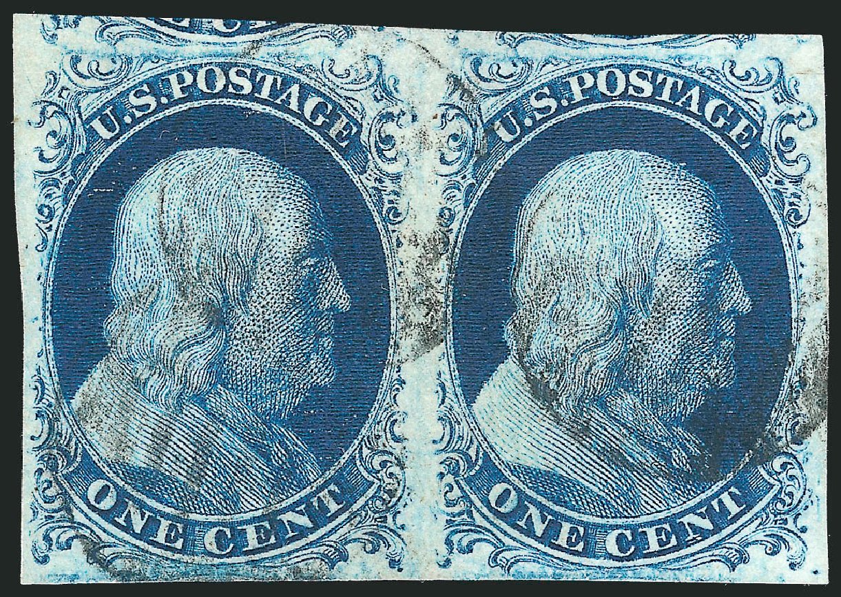 Price of US Stamps Scott Catalogue # 7: 1c 1851 Franklin. Robert Siegel Auction Galleries, Dec 2010, Sale 998, Lot 416