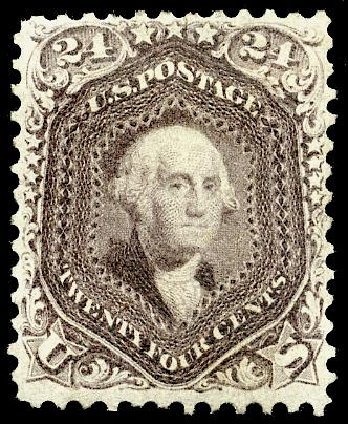 US Stamp Price Scott Catalogue 70 - 1861 24c Washington. Matthew Bennett International, May 2008, Sale 327, Lot 67